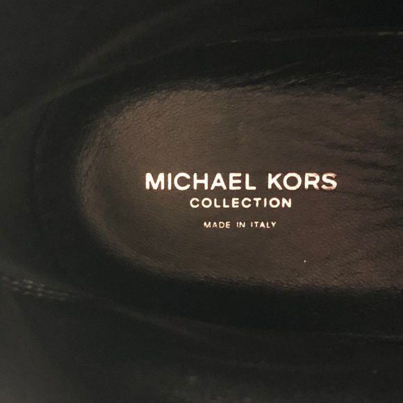 New Michael Kors Collection Ingrid Fringe Leather Moto Western Rock & Roll Boots - Picture 7 of 15